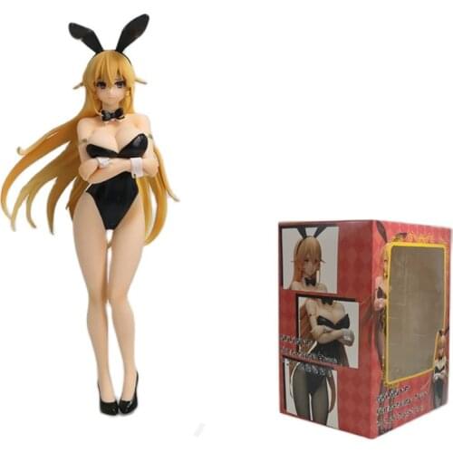 1/6 Sexy Girl Model Freeing Food Wars Shokugeki No Soma Erina Nakiri Bunny Girl PVC Action Figure Anime Figure Toys Doll Gift