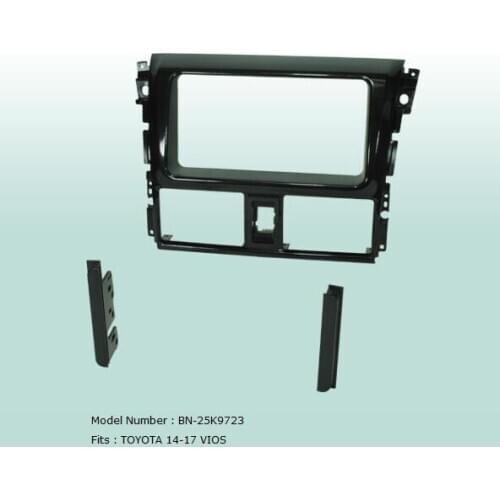 Car Fascias Double Din Audio Panel Frame Dash Kit For Vios 2014 2015 2016 2017