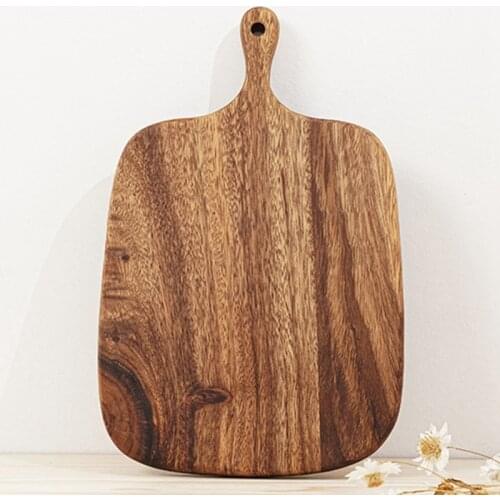 High Quality Wooden Serving Cheese Board for Cheese Bread Sandwiches Appetizers Wooden Cutting Board with Handle