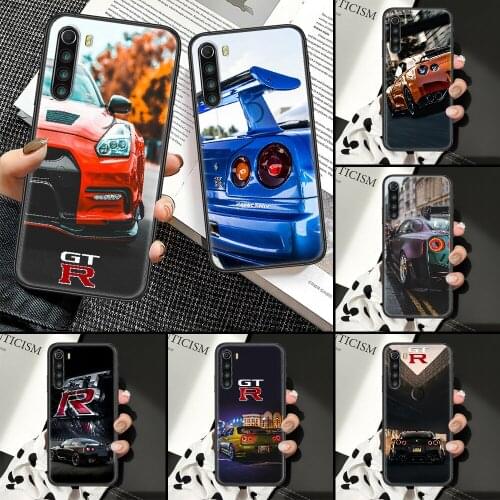GTR Sport car Phone Case For Xiaomi Redmi Note 7 8 9 10 7A 8T 9A 9T 9S 10S Pro black silicone funda trend waterproof 3D bumper
