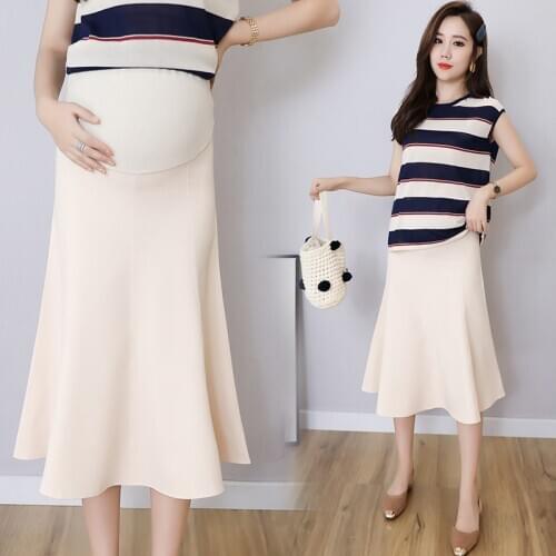 Hot sale Maternity Dress Stomach Lift Skirt Spring Summer Fashion Wear Women for Pregnancy Pregnant Abdominal Support Skirts