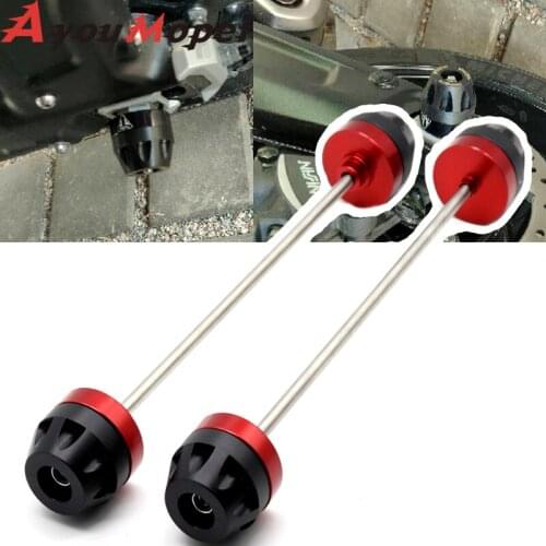 LOGO Motorcycle Front Rear Axle Fork Wheel Protector Sliders For TRIUMPH TRIDENT660 Trident 660 trident 660 2021