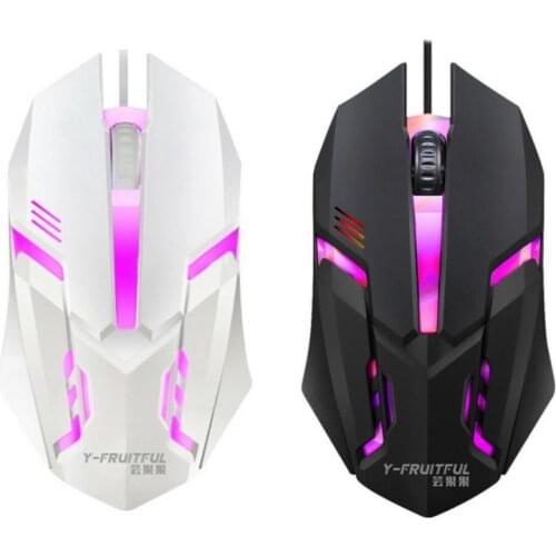 Computer Mouse Gamer Ergonomic Gaming Mouse USB Wired Game Mause 1000 DPI Silent Mice With LED Backlight 7 Color For PC Laptop