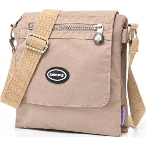 Nylon Waterproof Ladies Shoulder Bags Female Handbag Multi Pockets Women Crossbody Bags Retro Messenger Bag for Women Coin Purse