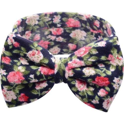 New Baby Girls Knot Headband children Toddler Bow Elastic Headwrap Infant Cross Turban Wide Twisted Hair Accessories1pc