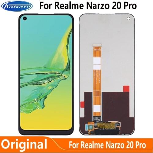 Original Display Replace 6.5" For Realme Narzo 20 Pro RMX2161 LCD Touch Screen Digitizer Assembly