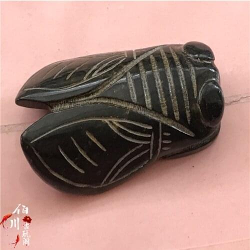 Natural brown jade pendant jade cicada necklace blockbuster jade necklaces men woman pendants jadeite jade necklace jewelry