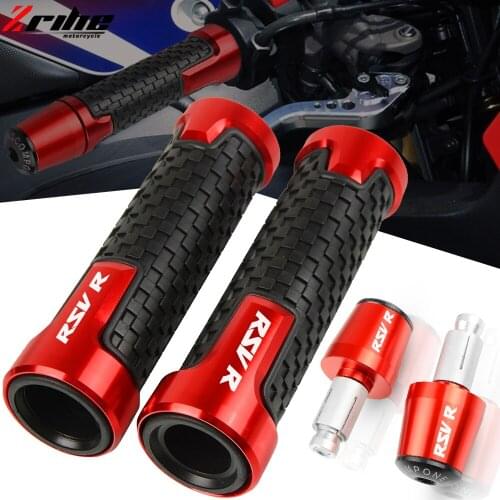 Motorcycle Handlebar Grips Handle Bar Cap Ends Plug For Aprilia RSV4 RSVR RSV 2009 2010 2011 2012 2013 2014 2015 2016 2017 2018