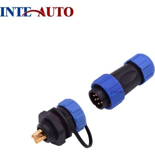 SP13 2 3 4 5 6 7 9 Pins Aviation Circular Cable Plug Socket Connectors IP68 Waterproof Rated with good quality and factory price