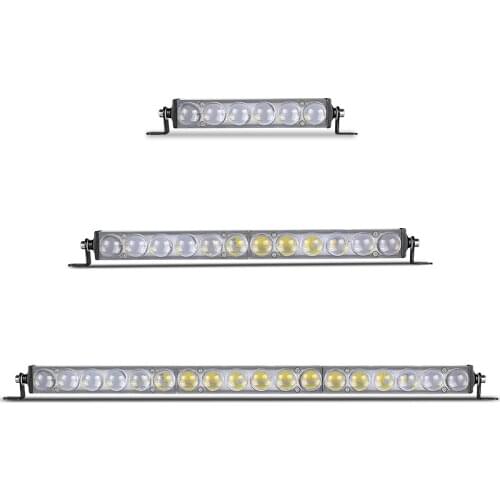 LED Light 7" 13" 19" Light Bar 4D Driving Lamp Single Row Spot Beam 6000K 12V 24V For Offroad Car Truck ATV UTV Jeep SUV