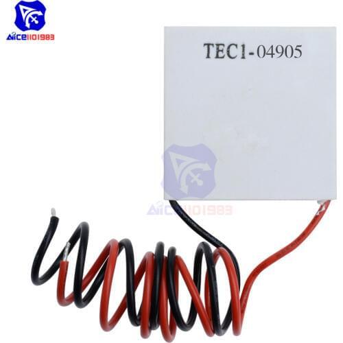 TEC1-04905 TEC104905 Heatsink Thermoelectric Cooler Cooling Module Board Peltier Plate 25*25mm DC 5V 5A