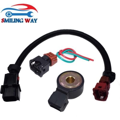 Knock Sensor & Wiring Harness Connector Plug For Nissan Infiniti Mercury Altima Pickup Frontier Maxima Quest OE# 2206030P00