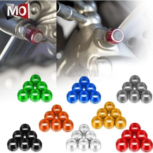 Motorcycle Universal Billet Bleed Valve Cover Kit For DUCATI 1098/S/Tricolor XDiavel/S Diavel 1260/S HYPERMOTARD 1100/S/EVO SP