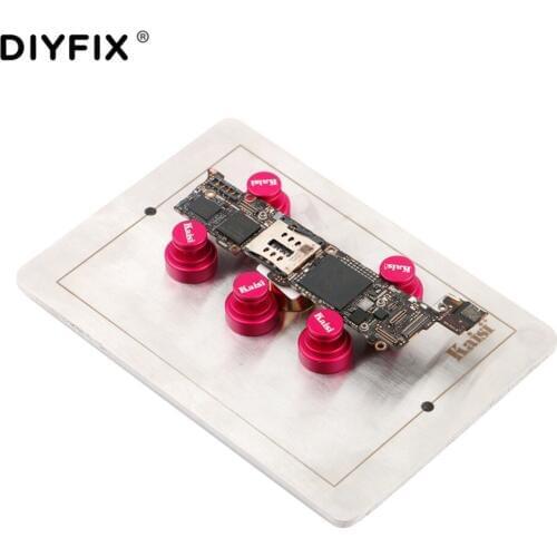 Universal PCB Circuit Board Holder Jig Fixture Movable Magnetic Repair Work Station for iPhone iPad Android Hand Tool