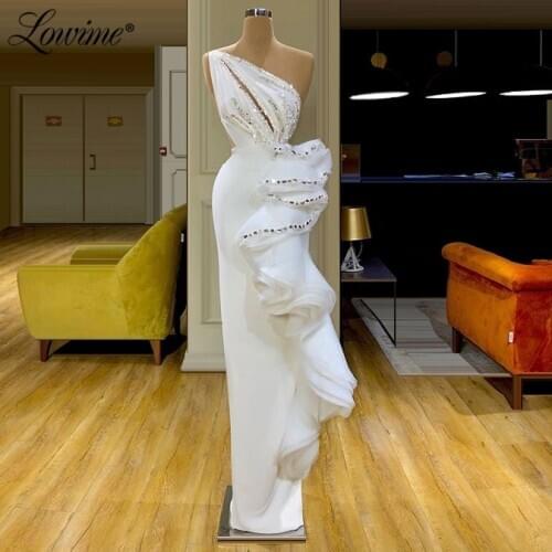 Turkish Evening Dress For Weddings 2020 New Arrival Handmade Beaded African Prom Dresses Celebrity Party Gown Robe de Soiree