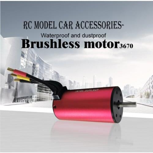 Waterproof Brushless Motor 3670 RC Car Motor for 2250KV 2150KV 2650KV 2850KV 1/8 RC Car Drift Racing Off-Road