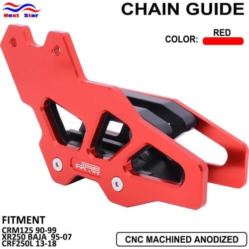 Motorcycle Chain Guard Guide Aluminum Protection For Honda CRM125 XR250 BAJA CRF250L 250 L 1990 91 92 93-99 2001 02-07 13-18