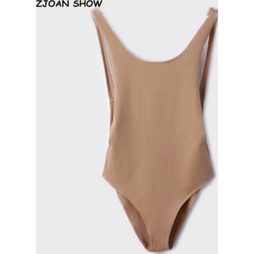 Женские однотонные комбинезоны ZJOAN SHOW China At AliExpress