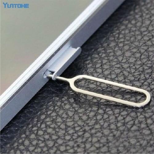 10000pcs Metal Sim Card Tray Removal Eject Pin Key Tool Needle For Iphone Ipad For Samsung S6 For Xiaomi