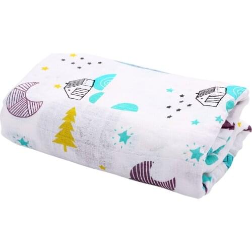 120 X100cm Baby Blankets 100% Cotton Newborn Soft Baby Blanket Muslin Swaddles Feeding Burp Cloth Towel Newborn Baby Stuff