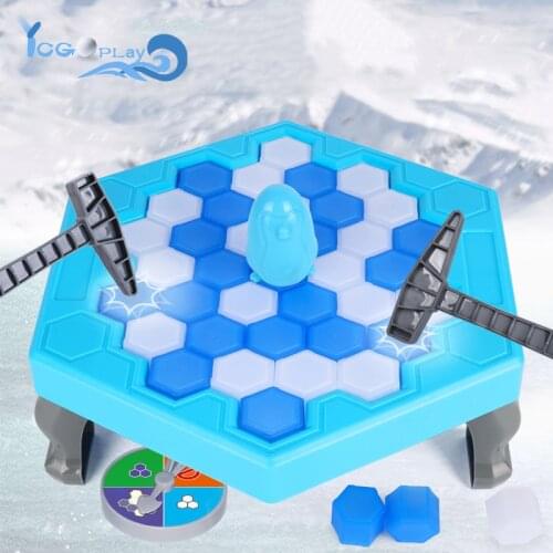 2*19 PCS Mini Penguin Trap Board Game Stress Reliever Kids Adult Toy Parent-child Interactive Entertainment Puzzle Desktop Game