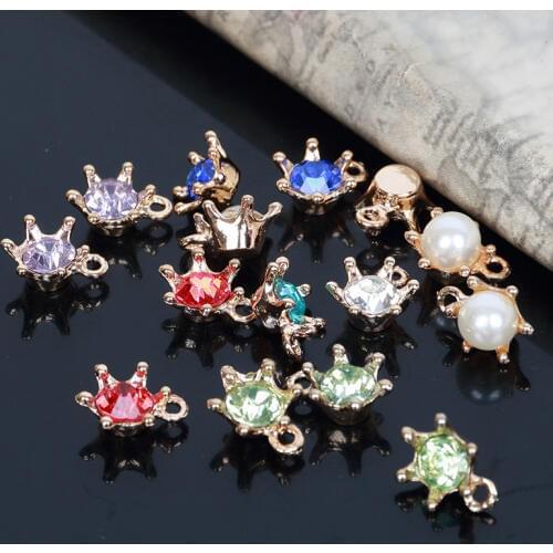 2016New 100Pcs Rhinestone Buttons/Buckle or DIY Pendant for DIY Hair Accessories ZJ41