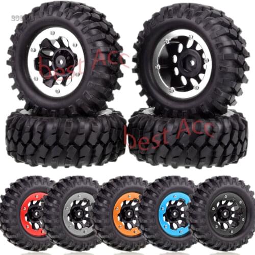 4x 1.9"Wheels&Tires 4037-7032 RC 1/10 Car 108mm Tyre Climbing Rock Crawler Truck