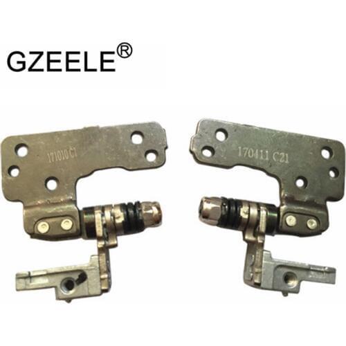 GZEELE laptop accessories NEW FOR DELL Latitude 14 7000 Series E7470 hinges L+R WITH Touch laptop hinges for free shipping
