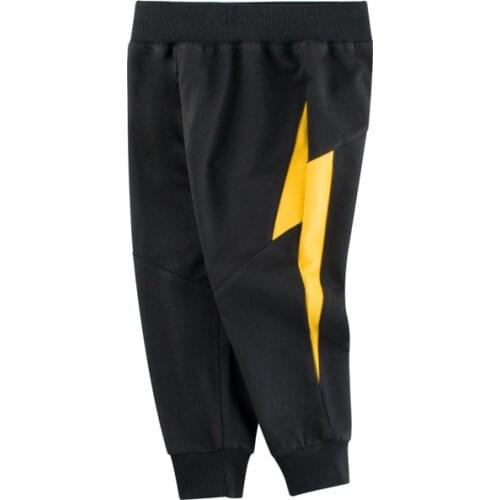 New Cotton Trousers For 2-9 Years Old Solid Boys Girls Casual Sport Pants boy girl Enfant Garcon Kids Childrens Clothing Black