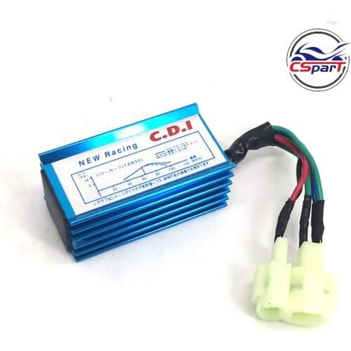 Racing 6 Pin two Oval Plug GY6 AC Racing CDI Kazuma Jonway Kinroad Taotao Baotian Dune ATV Quad Buggy Go Kart Parts