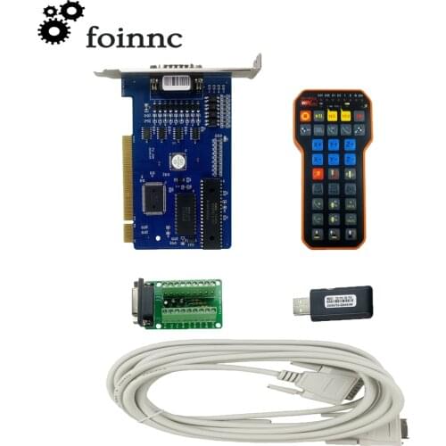 Nc Studio Controller Kit 5.4.49 Ncstudio Control Card + XHC WHB02 USB Wireless Remote Handle For CNC Engraving Cutting Machine
