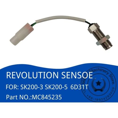 MC845235 RMP Revolution Sensor Speed Sensor for KOBELCO SK200-3 SK200-5 6D31T Excavator Engine Replacement Part Accessories
