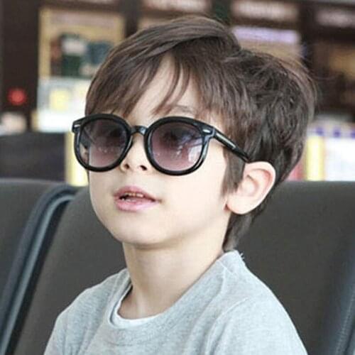 New Round Kids Sunglasses Cool Girls Boys Sun Glasses Children Gifts Eyewear Kids Outing Decoration Eye Protector for 2-10 Years