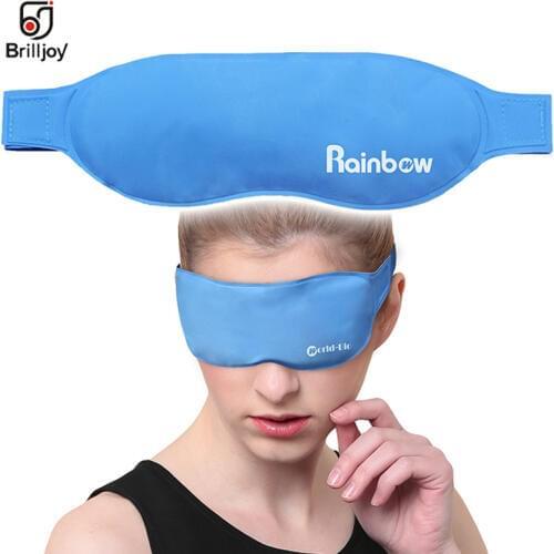 Rest Ice Eye Shade cooler bag Sleeping Mask Cover ice pack eye patch Cold Hot Relaxing Soothing eyes care Gel Mask health care