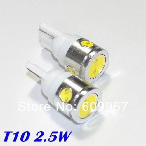 Wholesale 2pcs r10 w5w 2.5W high power light T10 168 W5W Car LED Wedge Light Bulb T10 LED Reverse Backup Lights