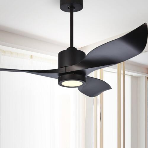 52 Inch Modern Nordic Led Ceiling Fan Light Art Living Room Dining Room Retro Cafe Variable Speed Fan Lamp With Remote Control