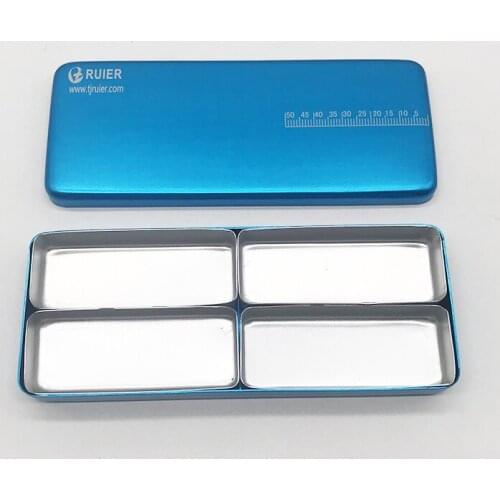 Dental B025a Multi Autoclavable Box Multipleuse Dental Endo Box Four Partition