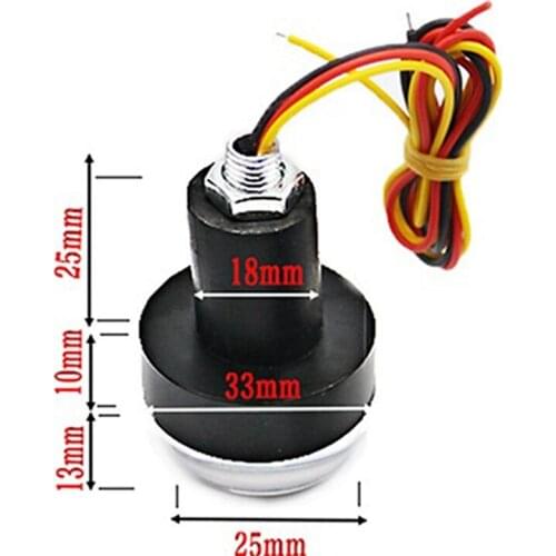 Motorcycle handlebar LED flash, 22mm universal yellow indicator, with side indicator 2 UDS for Aprilia CAPANORD 1200 Rally