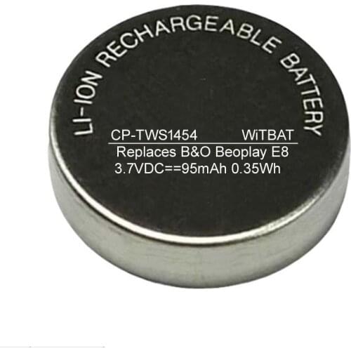 TTVXO 95mAh Battery for Bang & Olufsen BeoPlay E8 Bluetooth Headset Battery