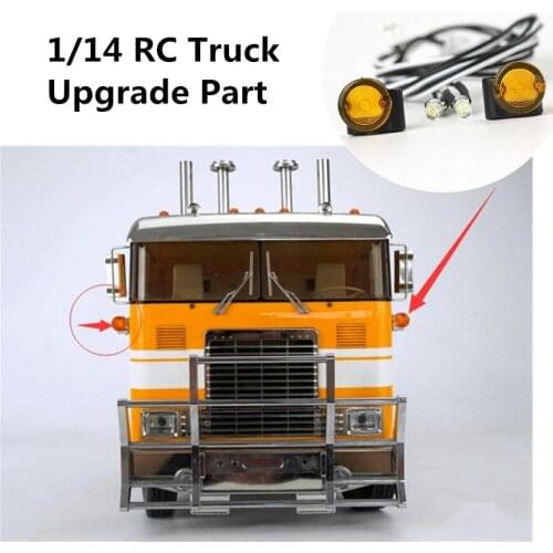 1/14 RC Truck Warning Light Position LED LAMP Assembly for TAMIYA SCANIA BEENZ MAN TGX VOLVO 56360 KING RC TOYS Tractor trailer
