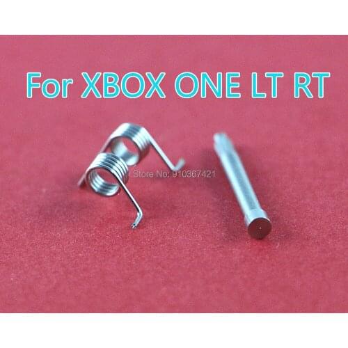 100sets/lot Replacement LT RT button Spring Support Bar Metal Holder for Xbox One Controller Repair Part Springs