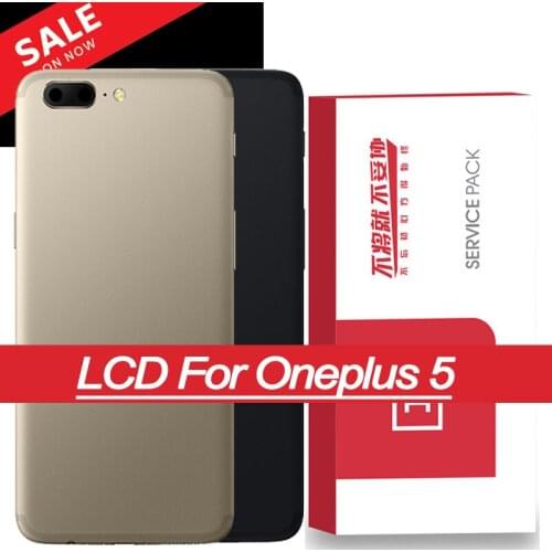 100% Original Back Battery Cover Rear Door Housing Case for OnePlus 5 1+ 5 A5000 With Camera Lens + Power Volume Buttons