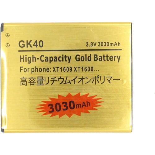 1x 3030mAh GK40 Battery For MOTOROLA MOTO G4 PLAY XT1607 XT1609 XT1600 XT1670 XT1671 XT1672 XT1750 Moto G5 XT1672 E3 XT1700