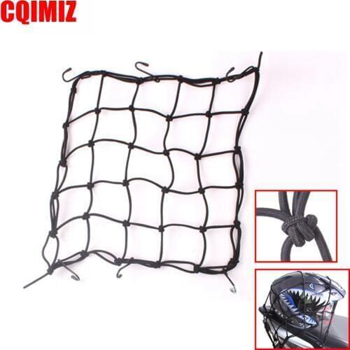 3 Colors Option New Motorbike Motorcycle Helmet Bungee Luggage Cargo 6 Hooks Net Hold Down 40*40cm