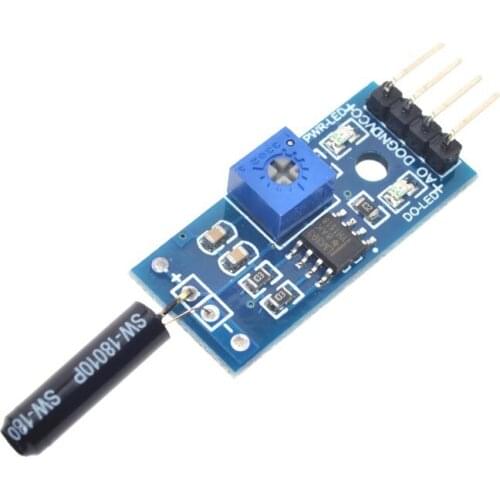 5PCS Vibration Sensor Module Normally Opened Type SW18010P Vibration switch alarm sensor module for Arduino