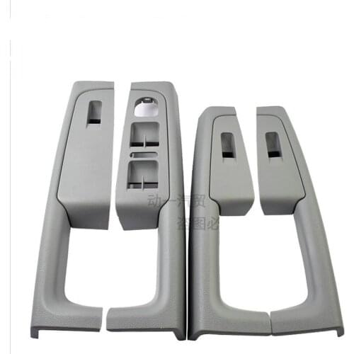 For superb 2009-2015 Door inner armrest frame Inside handle Door handle handrail Elevator switch base grey