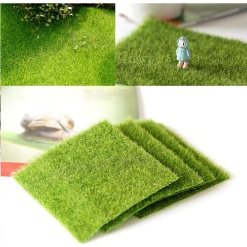 30x30 Cm Artificial Garden Grass Lawn Faux Turf for Miniature Doll House DIY Ecology Decoration