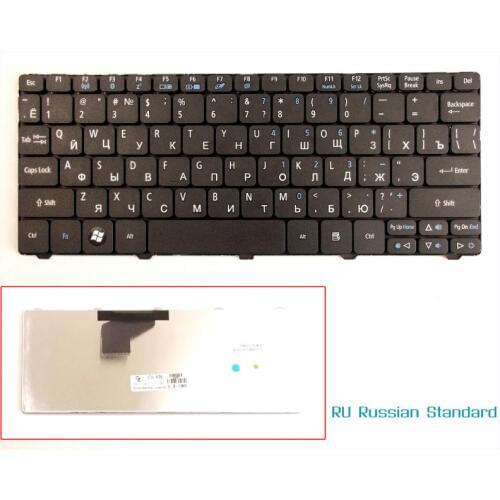 Laptop Keyboard for Acer Aspire One PK130AU2000 PK130AE3000 PK130AE1000 V111102AS1 RU Russian Version Black