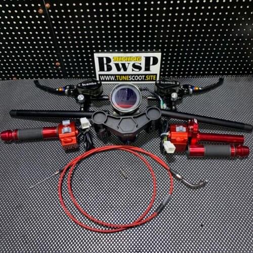 Handlebar kit for RUCKUS ZOOMER tuning assembly BWSP upgrade steering rudder grips gaug brake handles