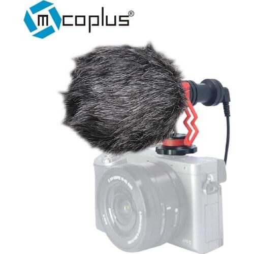 Mcoplus VM-D02 Microphone On-Camera Video Recording Mic Microfone for Android Xiaomi Action Camera DSLR iPhone 5 6 for Vloging